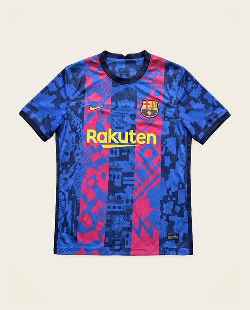 Gesigneerd FC Barcelona derde shirt 2021/22, voorkant