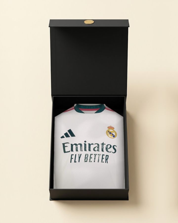 Voorbeeld: clubshirt in een open MysteryKitz-doos